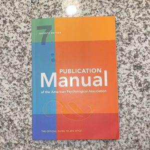 Publication Manual American Psychology Association